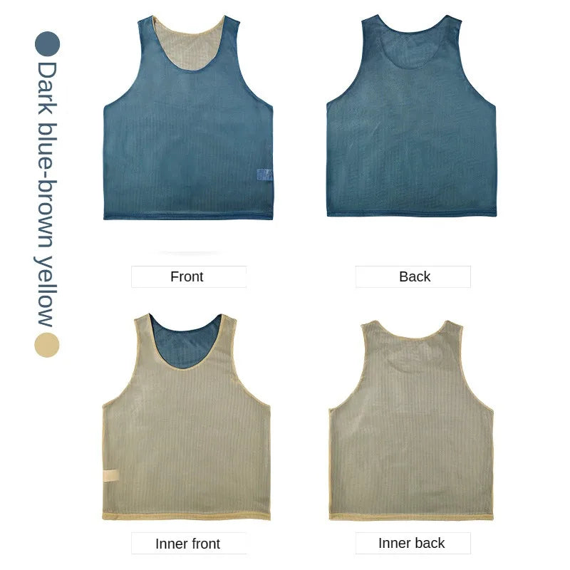 12Pcs Reversible Training Vests