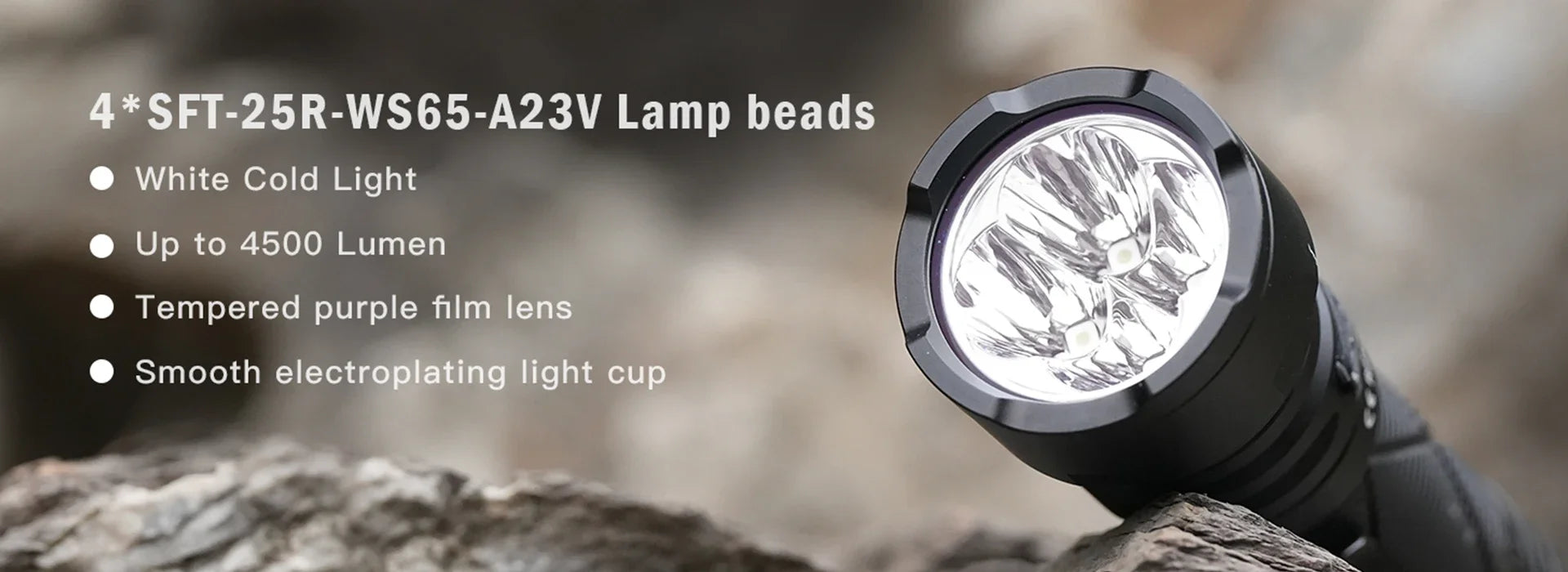 Sofirn SR15 4500LM Flashlight