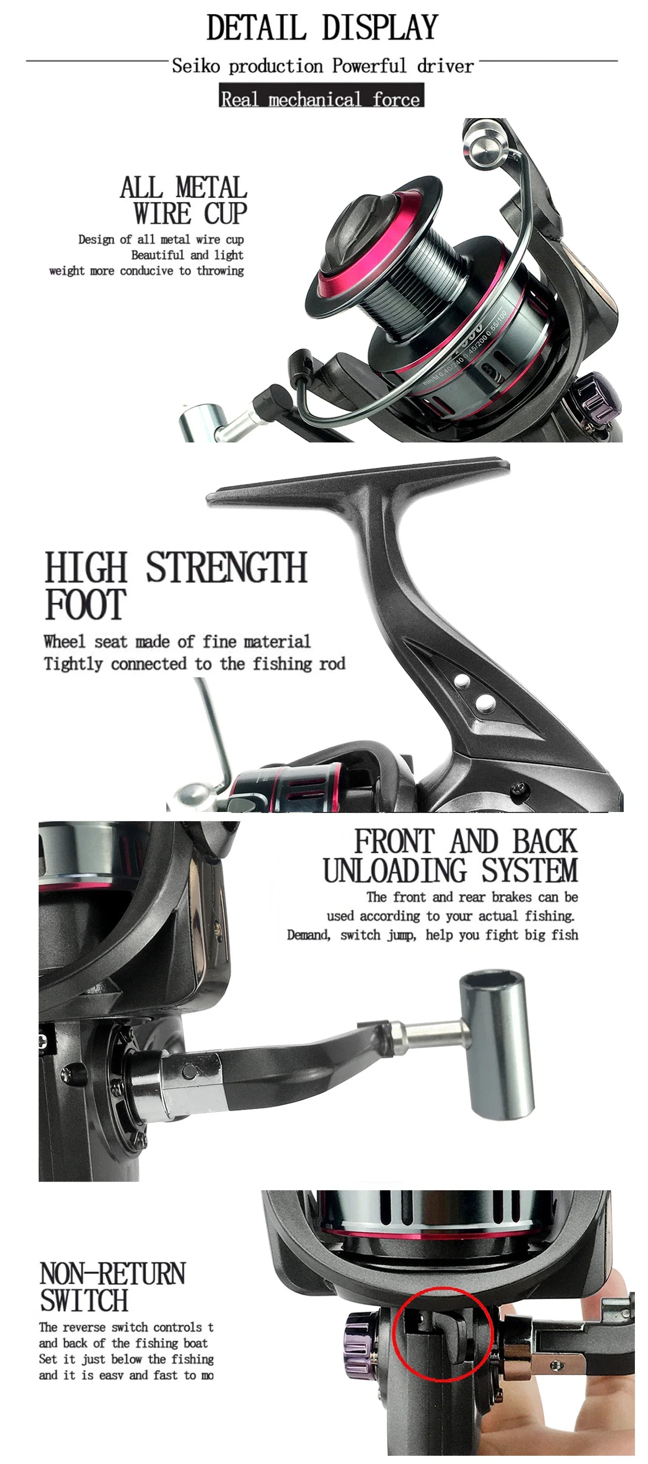 Carbon Fiber Fishing Rod And Reel Combo Telescopic Spinning Reel