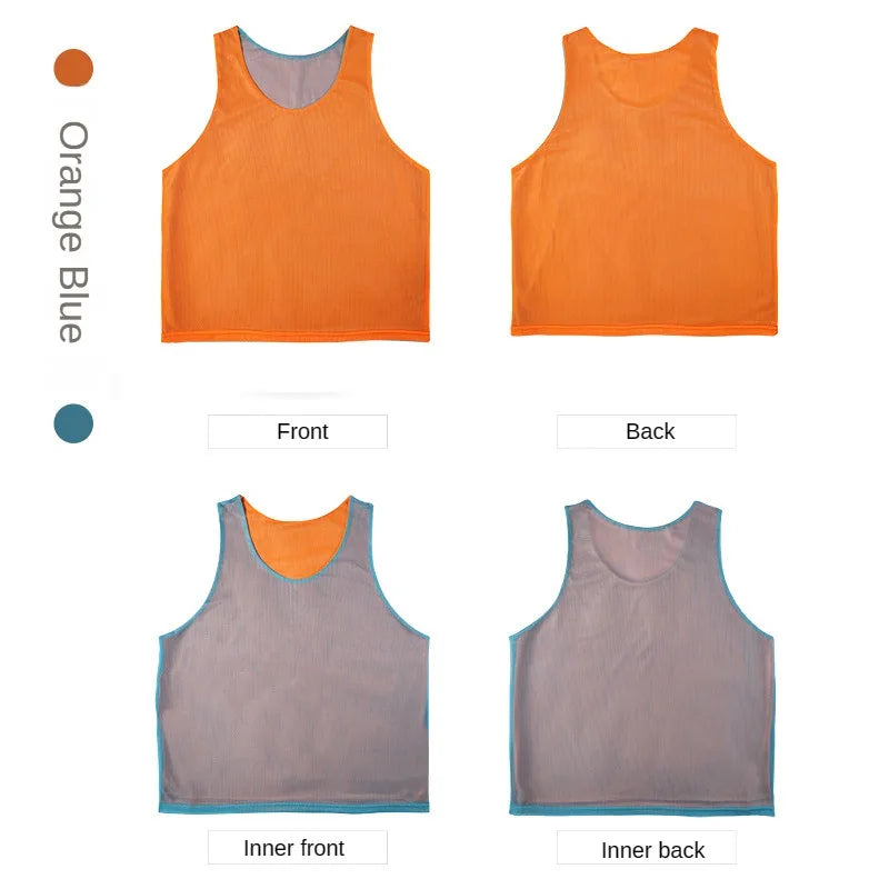 12Pcs Reversible Training Vests