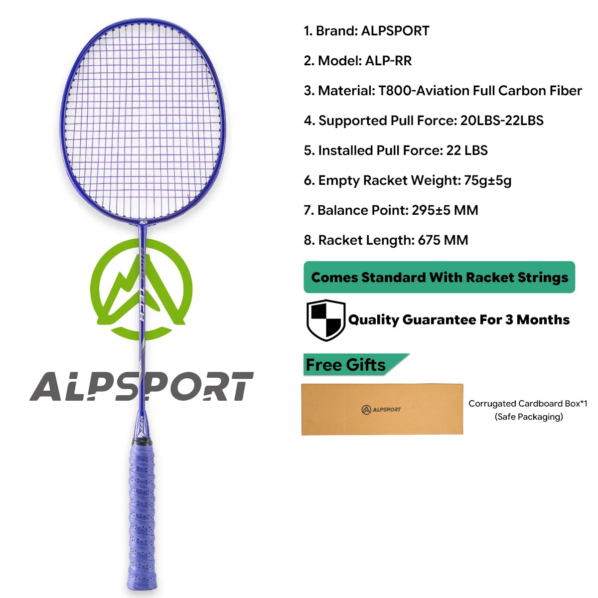 2Pcs Badminton Racket Set