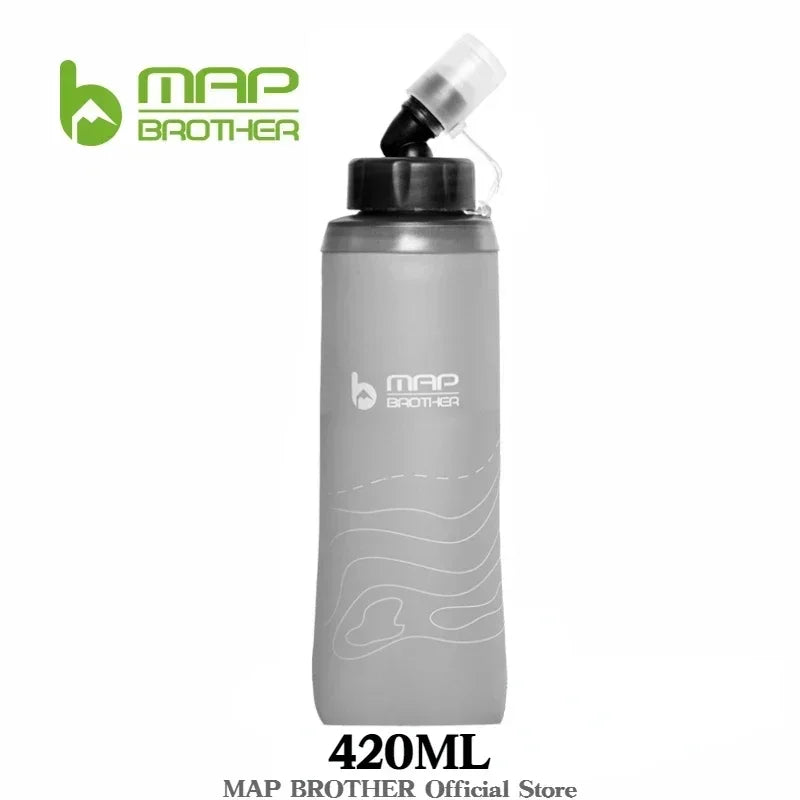 MAP BROTHER S005 250ml 420ml 500ml Soft Flask Folding Water Bottle