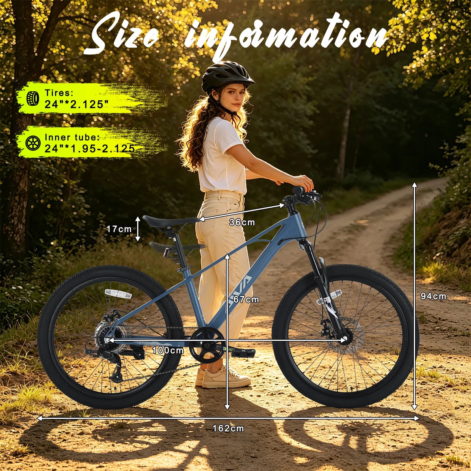 AIVA KNIGHT24 24 Inch Hardtail Mountain Bike