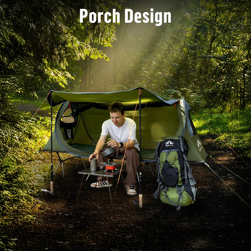 Night Cat Pop-up Camping Tent