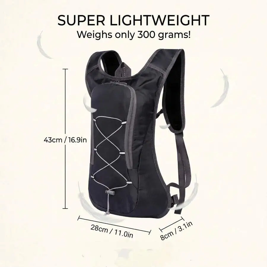 2L Hydration Backpack with Water Bladder