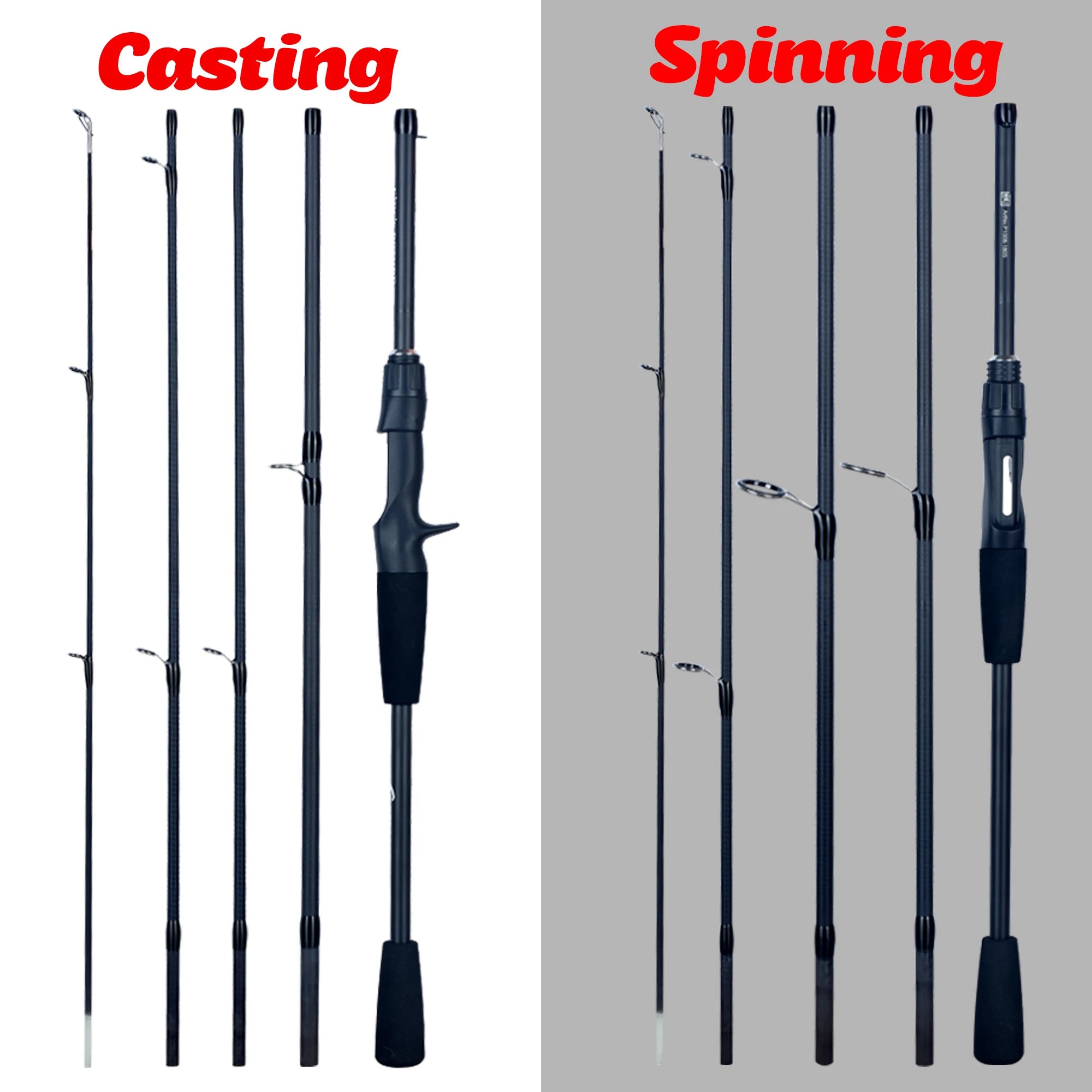 PHISHGER Spinning Baitcasting Fishing Rods