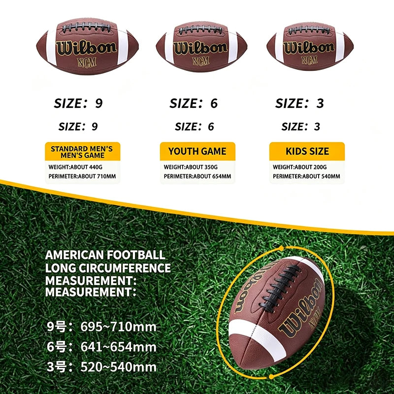 Football Ball Size3/6/9 for Kids Youth Adult Practice Ball