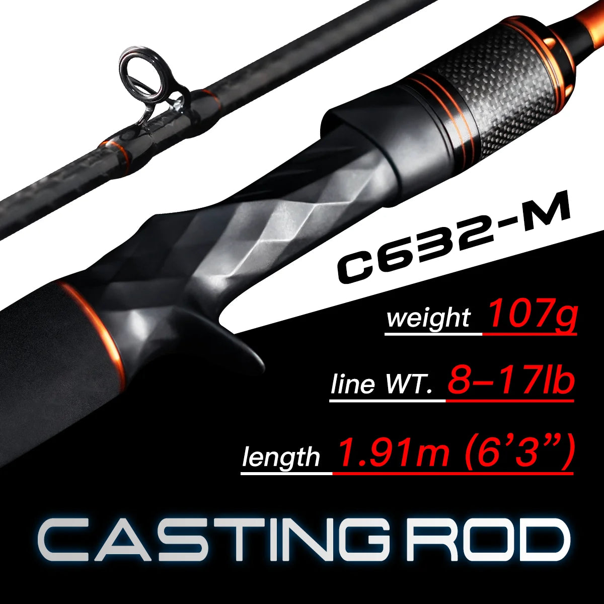 SEASIR Cast X Fishing Rod Carbon Fiber