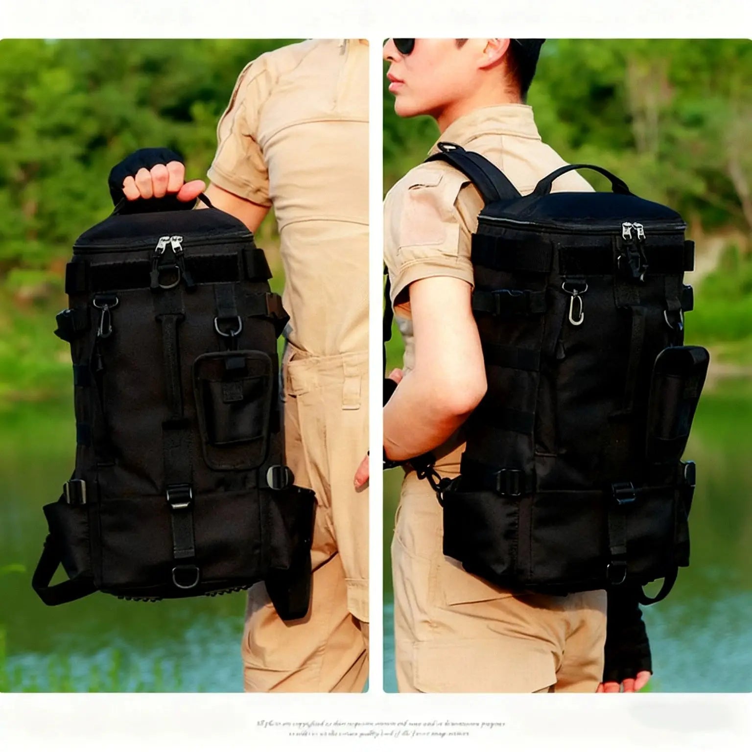 Multifunctional Fishing Backpack Tackle Bag