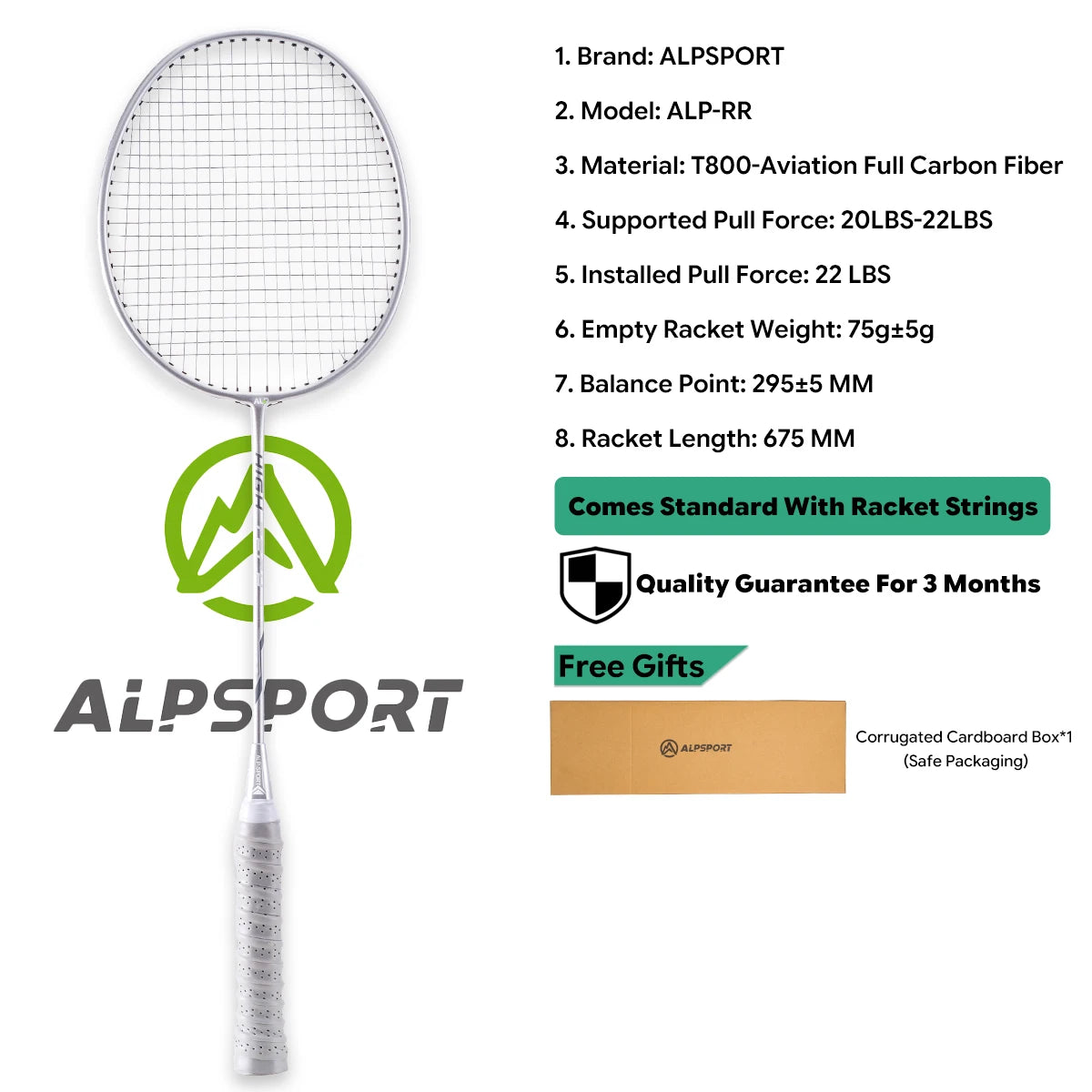 2Pcs Badminton Racket Set