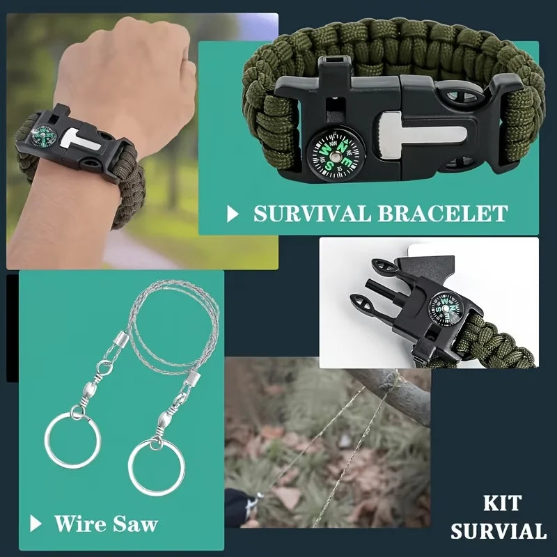 232-Piece Multi-Functional Survival Backpack Kit
