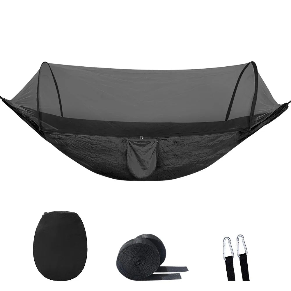 2-In-1 Camping Hammock With Mosquito Net