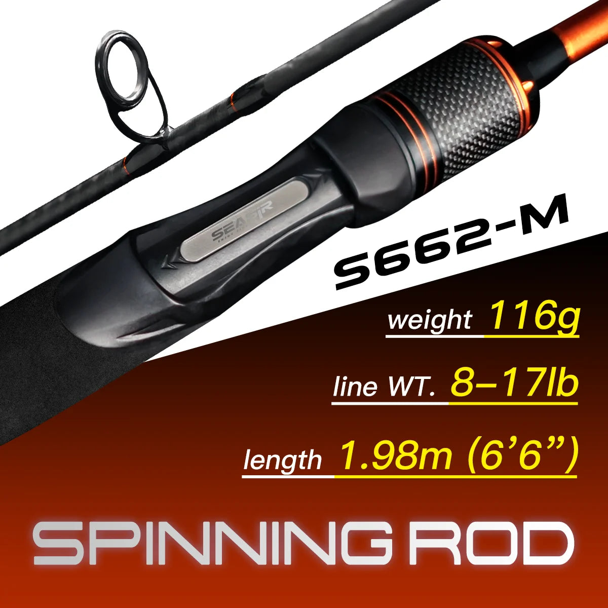 SEASIR Cast X Fishing Rod Carbon Fiber