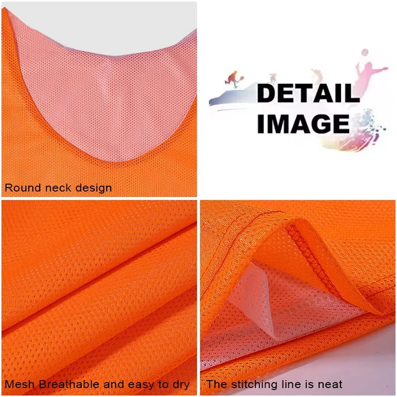 12Pcs Reversible Training Vests