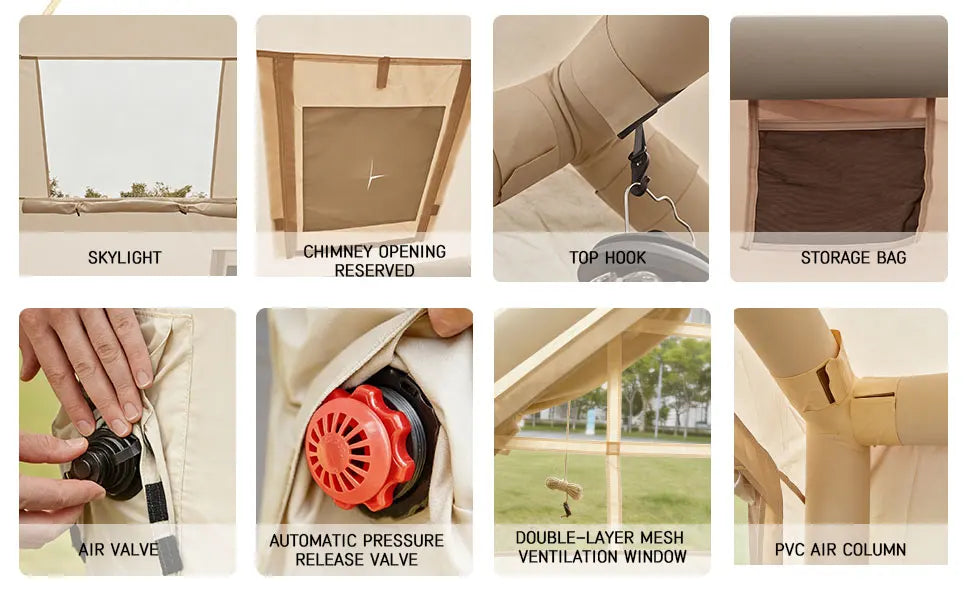 Easy Blow Up Glamping Tent
