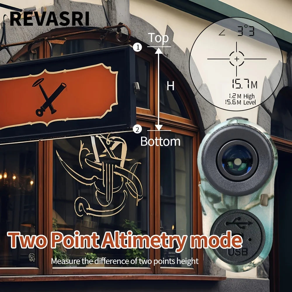 REVASRI 1000M Hunting Range Finder