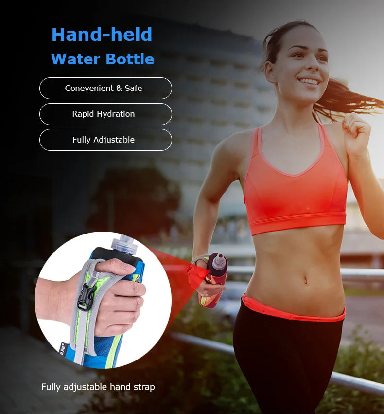 AONIJIE E908 Hand-held Water Bottle Holder Wrist Storage Bag