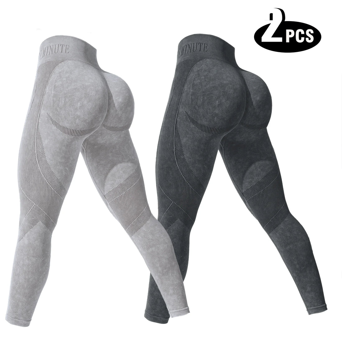 2-Pack Women’s High-Waisted Seamless Yoga Leggings