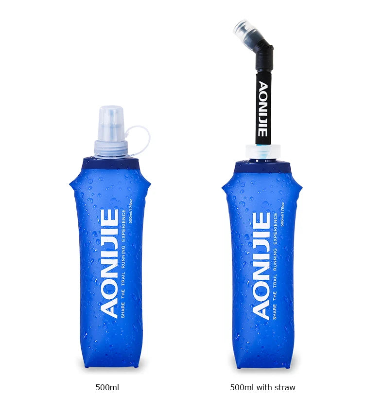 AONIJIE SD09 SD10 250ml 500ml Soft Flask Folding Collapsible Water Bottle