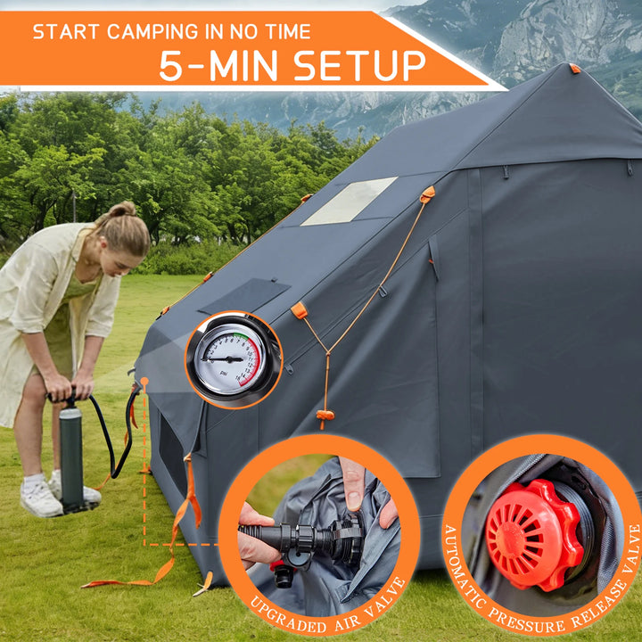 Easy Blow Up Glamping Tent