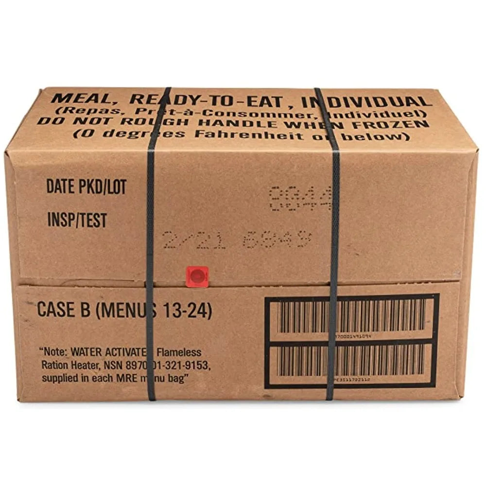 24 CT US Military Surplus MRE