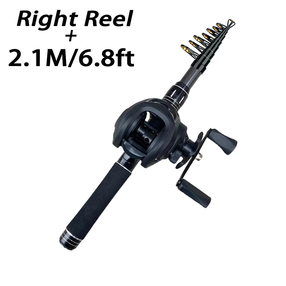 Mini Shrink 31cm Portable Fishing Rod Kit