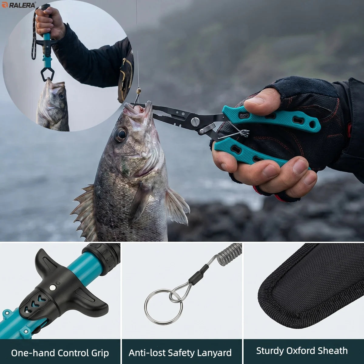 RALERA Saltwater Resistant Fishing Gear Tackle Kit