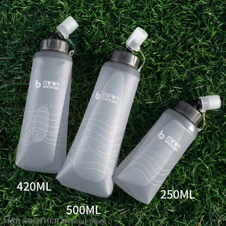 MAP BROTHER S005 250ml 420ml 500ml Soft Flask Folding Water Bottle