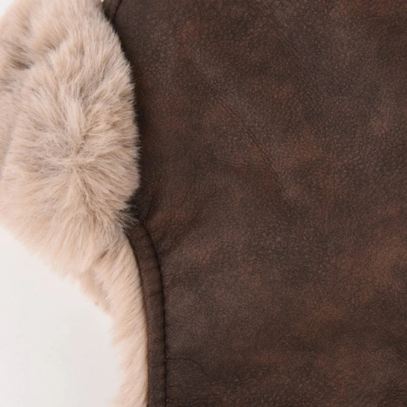 Winter Trapper Hat with Earmuffs