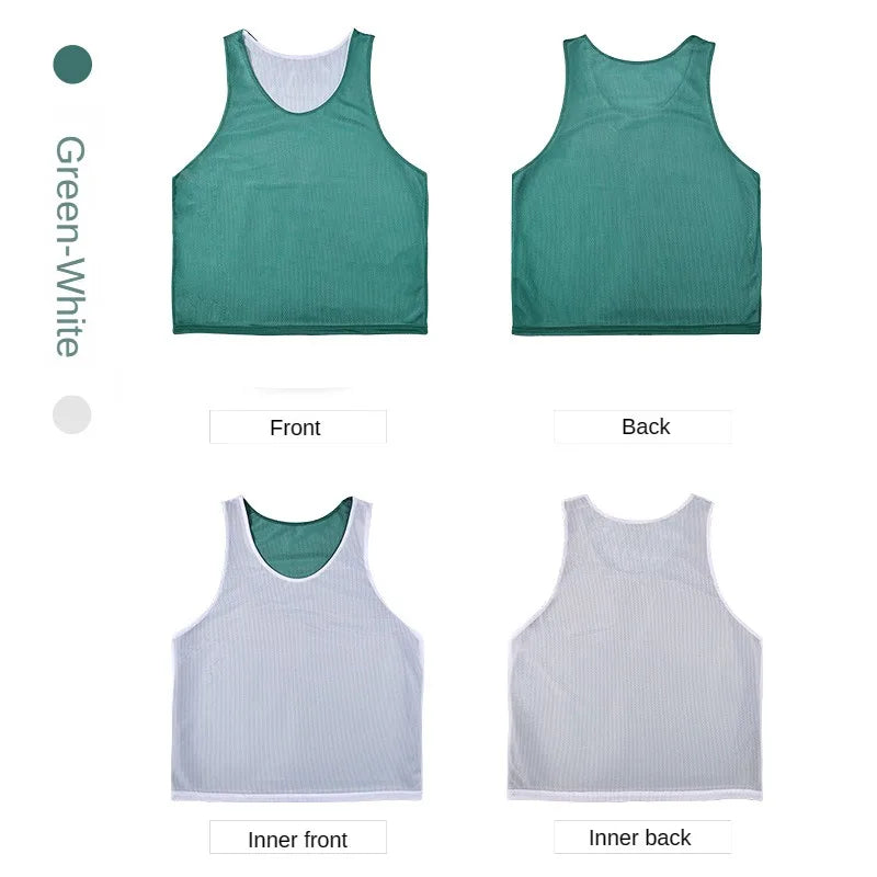 12Pcs Reversible Training Vests