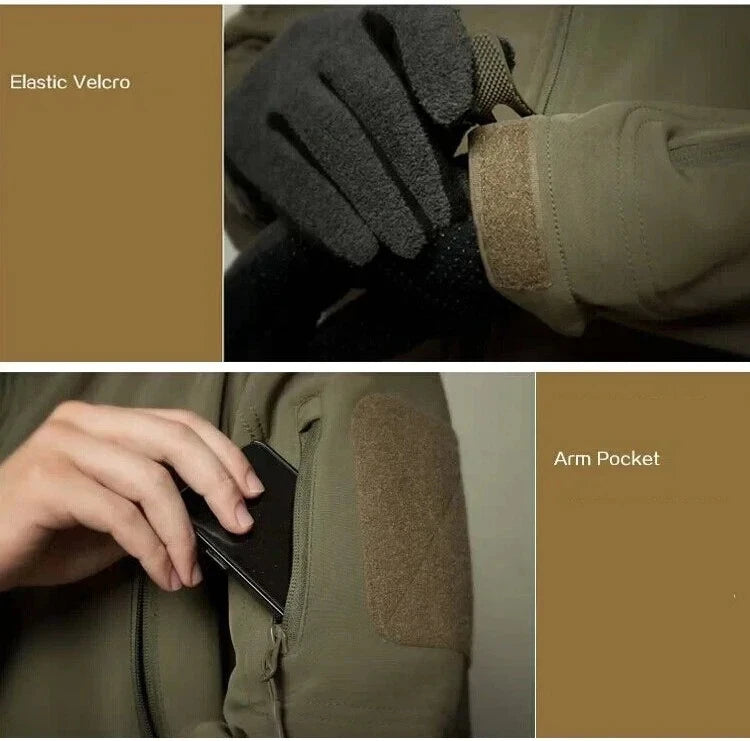 Fleece Men Waterproof Suit