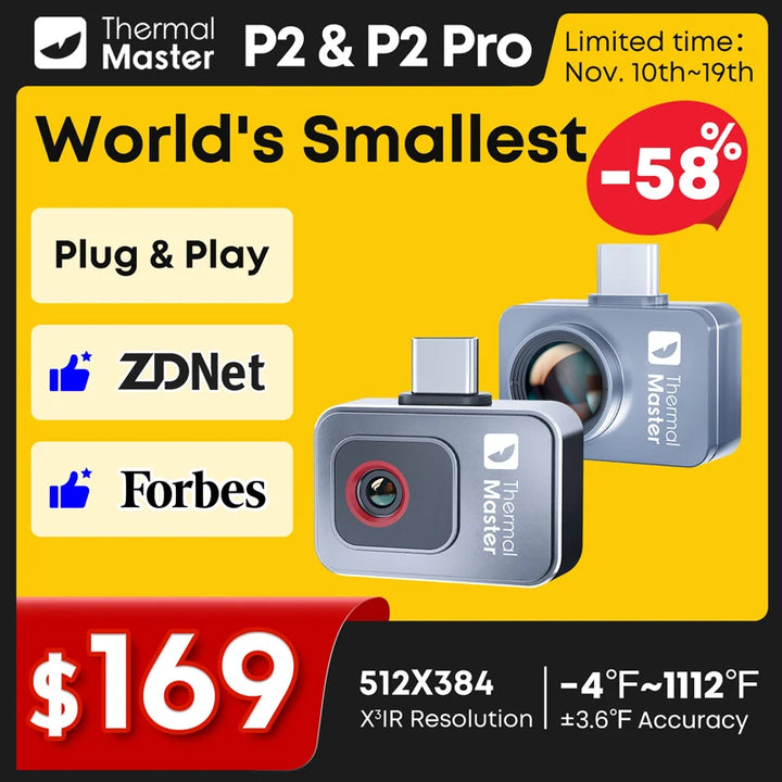 1112°F P2 Thermal Imaging Camera