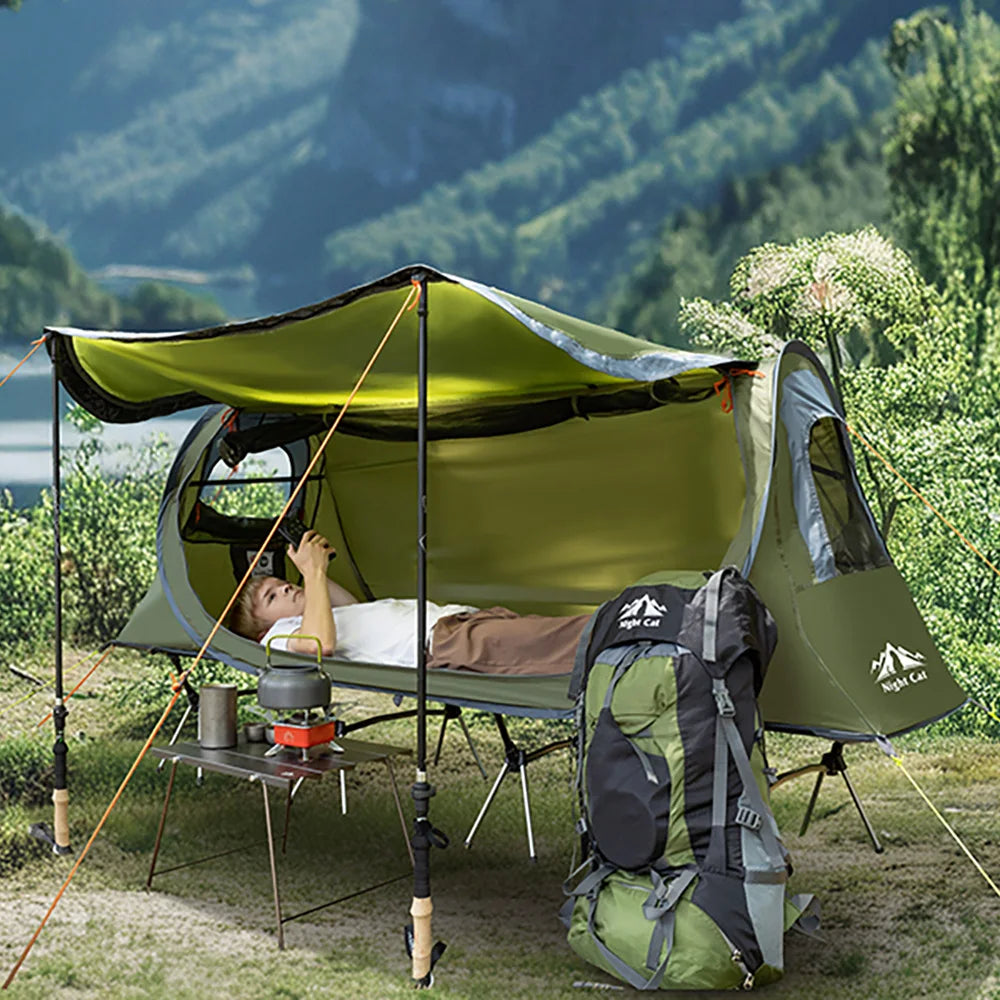 Night Cat Pop-up Camping Tent