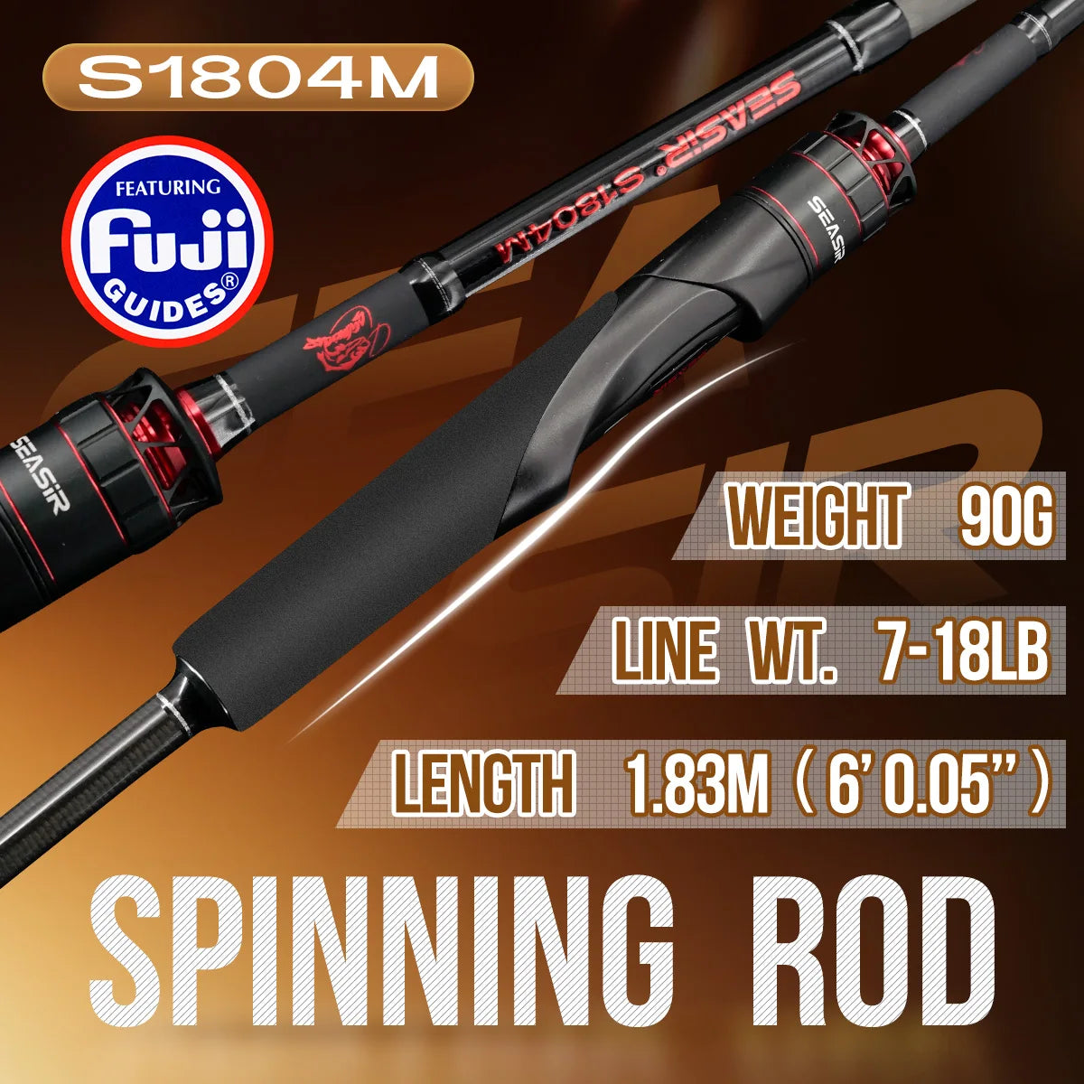 Seasir Salminus XF M/MH Spining&Casting Fishing Rod