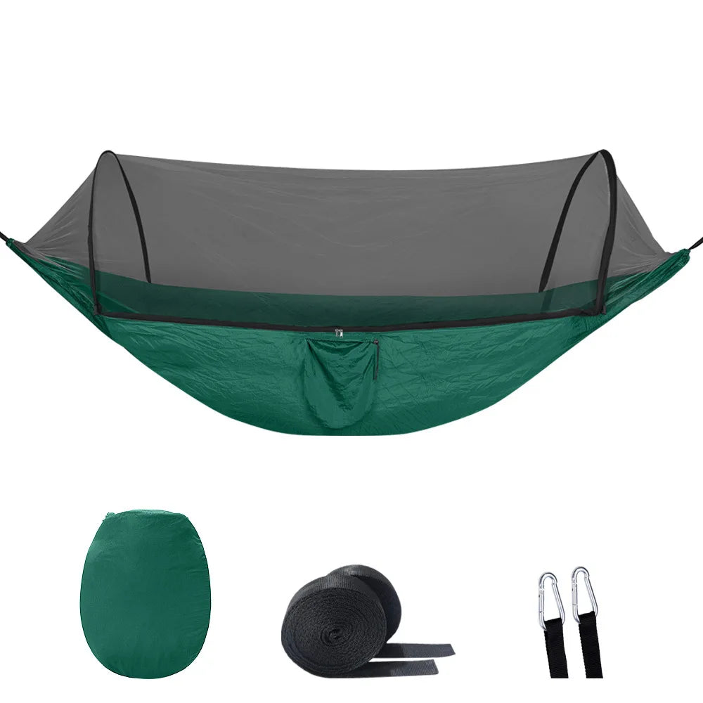 2-In-1 Camping Hammock With Mosquito Net