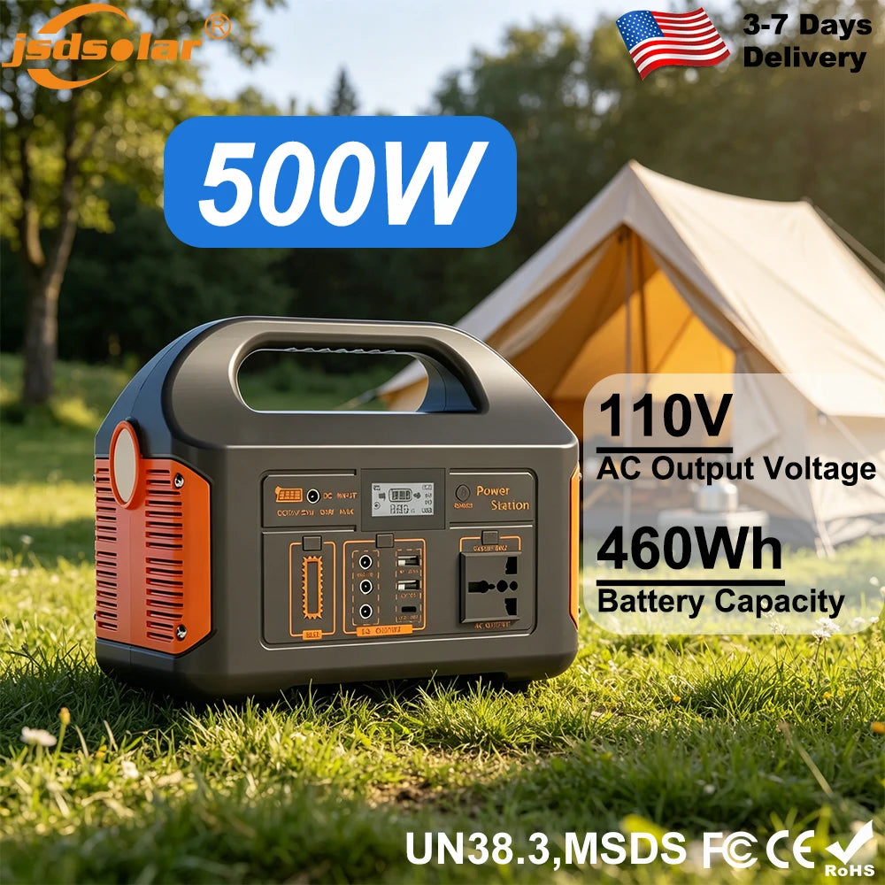 500W 460Wh Portable Power Station