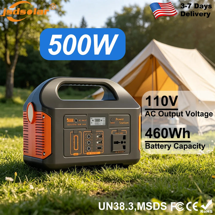 500W 460Wh Portable Power Station