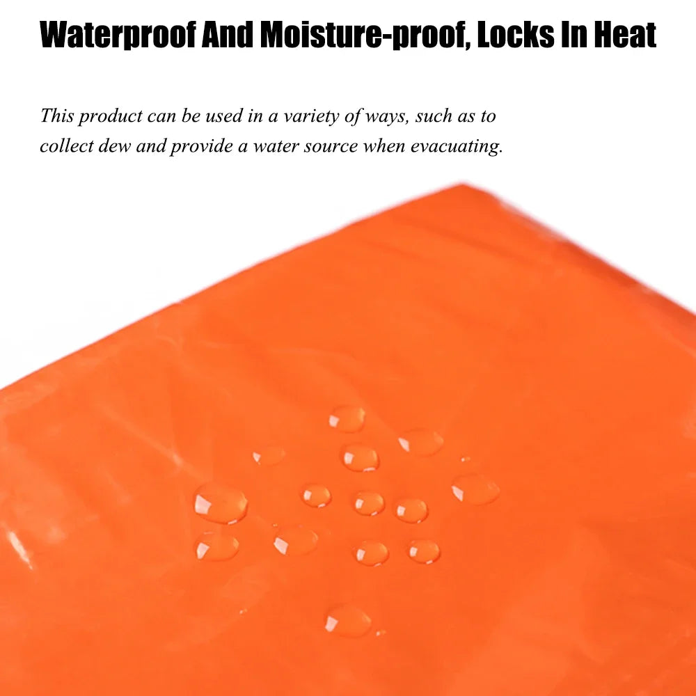 Emergency Survival Sleeping Bag – Waterproof Thermal Mylar Sack