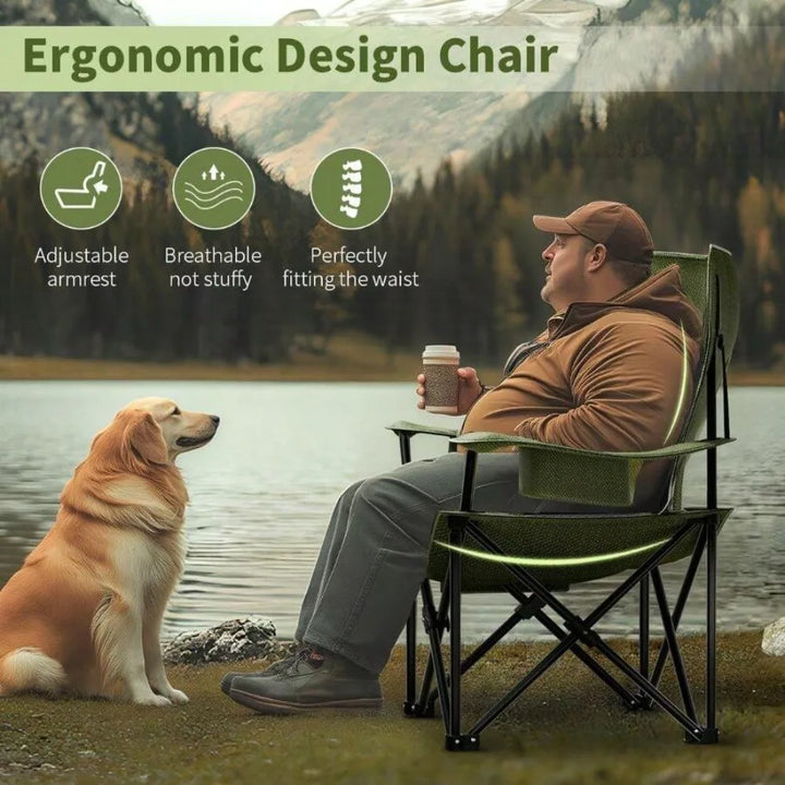 Heavy Duty Folding Chair 500LB Capacity