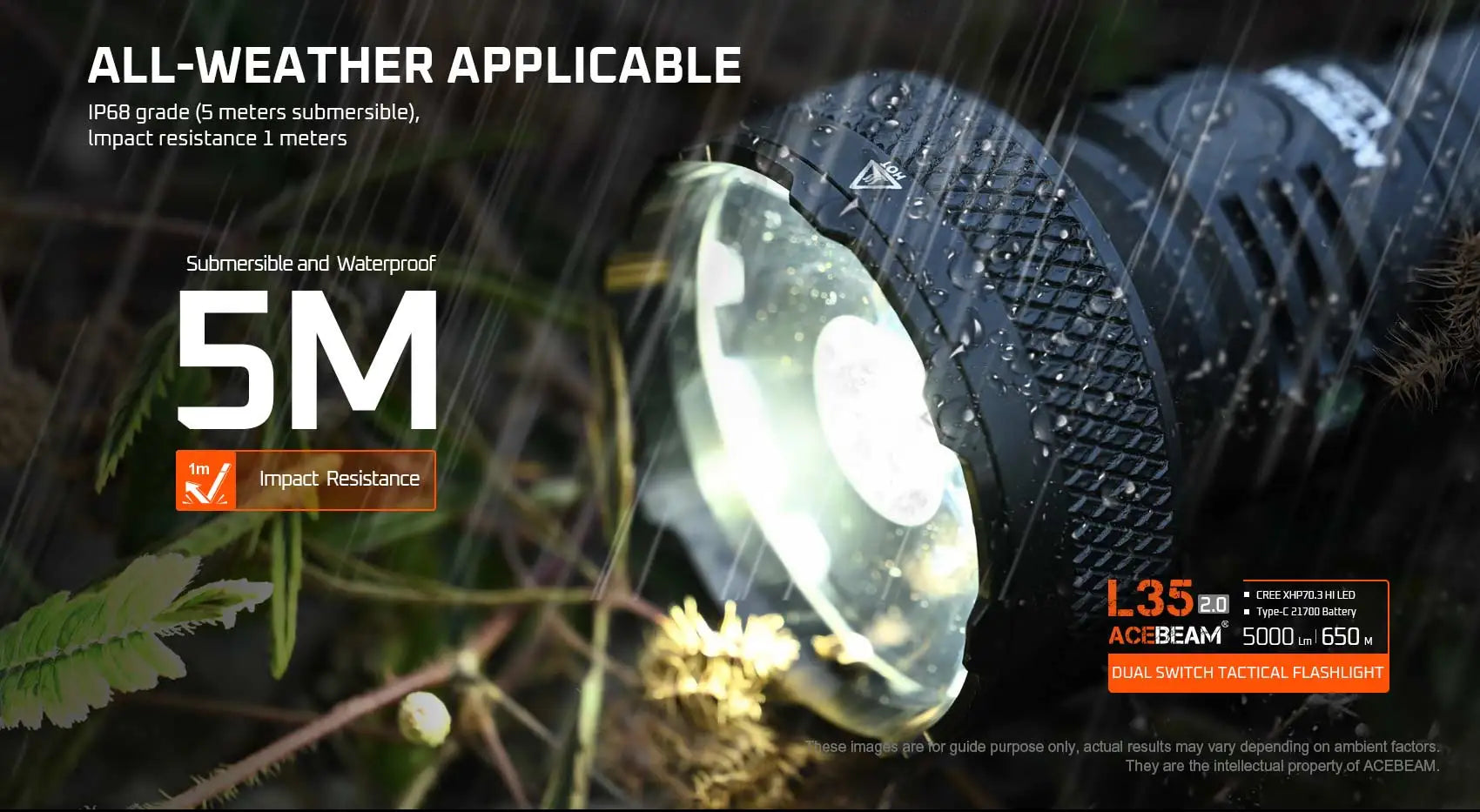 ACEBEAM L35 2.0 Tactical Flashlight