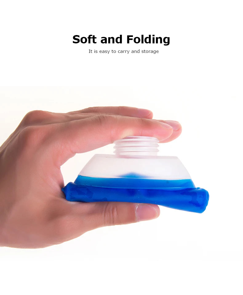 AONIJIE SD09 SD10 250ml 500ml Soft Flask Folding Collapsible Water Bottle
