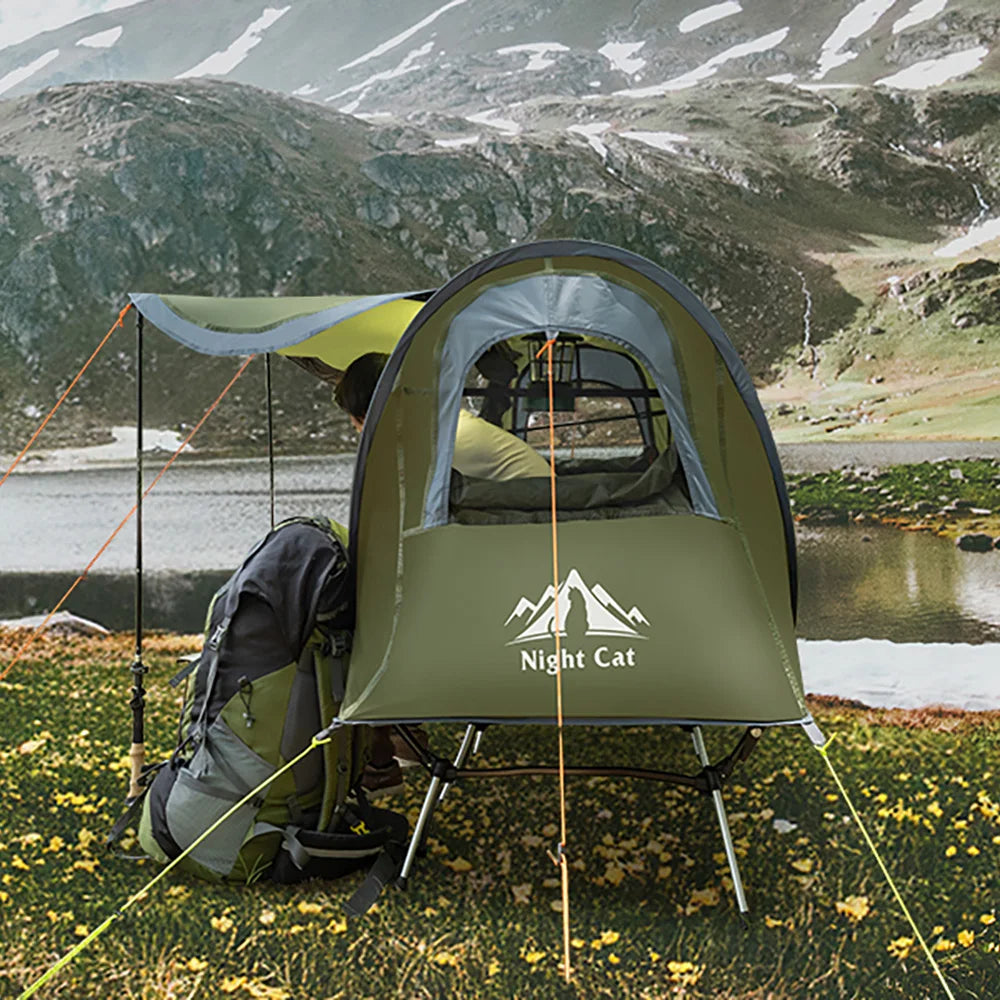 Night Cat Pop-up Camping Tent