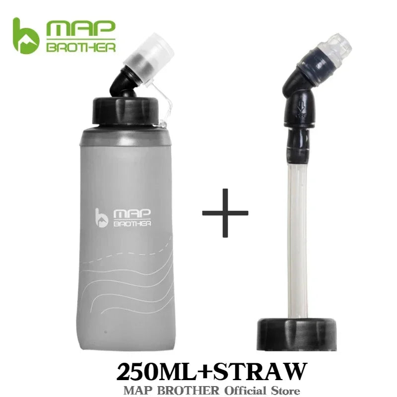 MAP BROTHER S005 250ml 420ml 500ml Soft Flask Folding Water Bottle