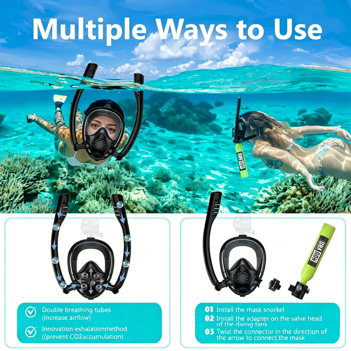 HOUVAN 0.5L Mini Diving Tank