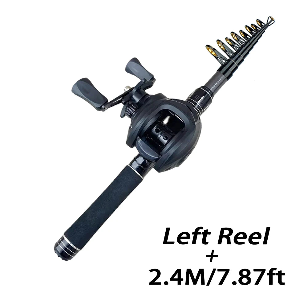 Mini Shrink 31cm Portable Fishing Rod Kit