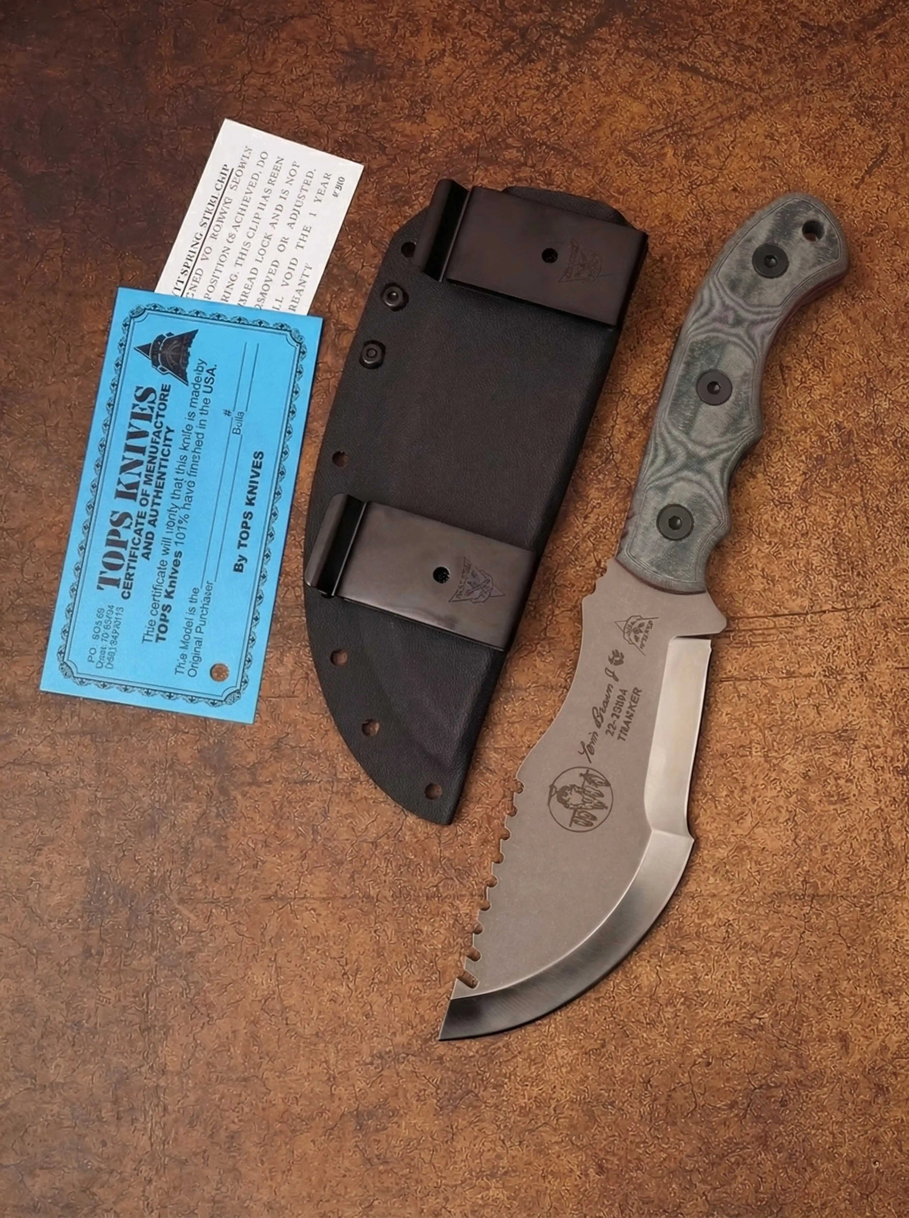 TOPS Tracker Survival Knife