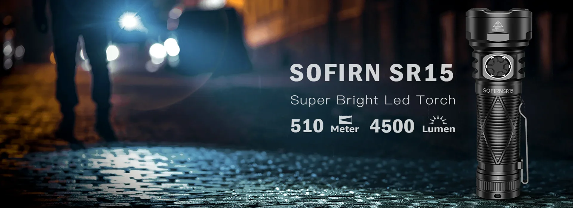 Sofirn SR15 4500LM Flashlight