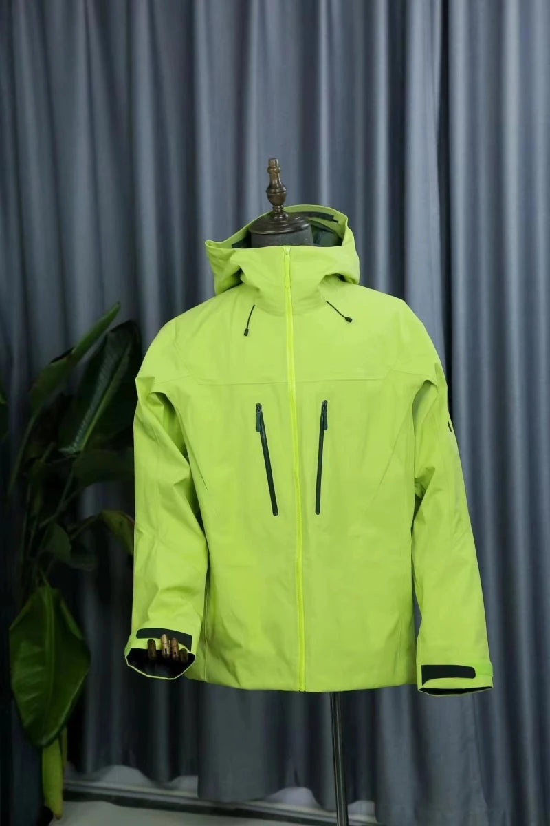 Three Layer Mens Womens Waterproof Windbreaker