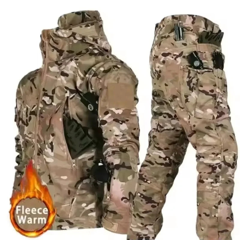 Fleece Men Waterproof Suit