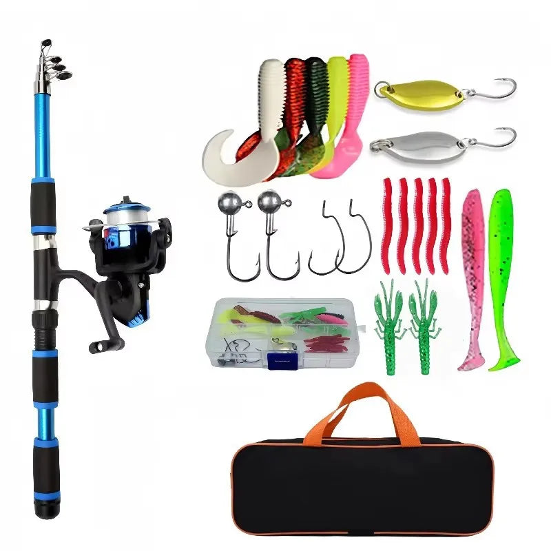 BRAVMACK Travel Telescopic Fishing Rod Full Kit